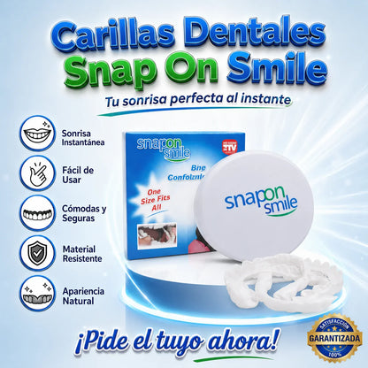 CARILLAS DENTALES ENVOLENTES SNAP ON SMILE
