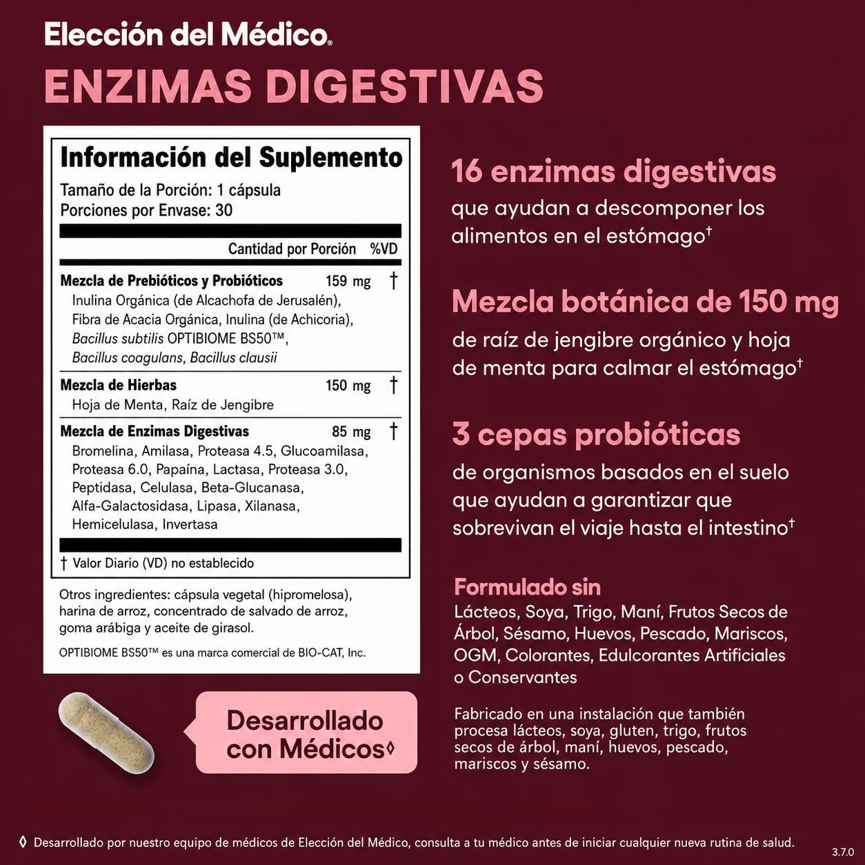Physician's Choice Enzimas Digestivas