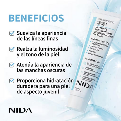 Fórmula Rostro Juvenil — Crema de Colágeno con Centella Asiática, Ácido Hialurónico & Niacinamida