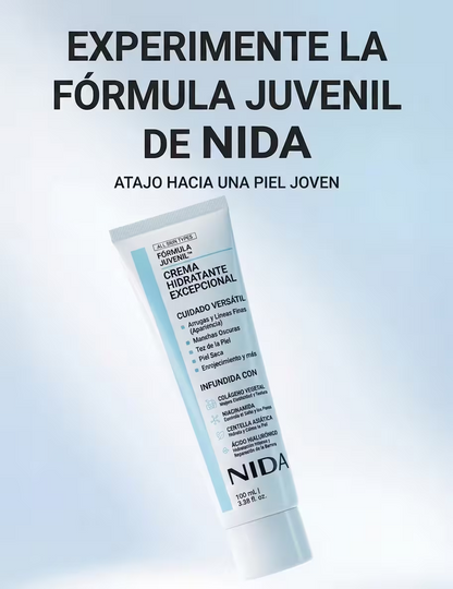 Fórmula Rostro Juvenil — Crema de Colágeno con Centella Asiática, Ácido Hialurónico & Niacinamida