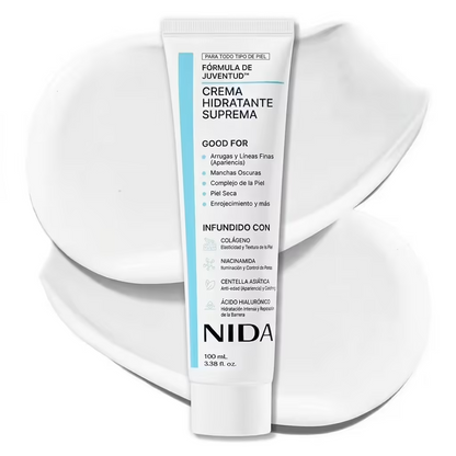 Fórmula Rostro Juvenil — Crema de Colágeno con Centella Asiática, Ácido Hialurónico & Niacinamida